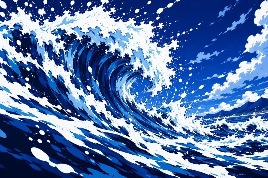 热浪共鸣 专题封面插画