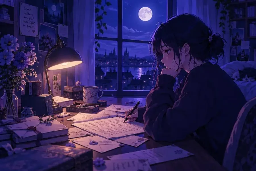 月光来信 专题封面插画